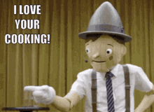 I Love Your Cooking Pinocchio GIF - I Love Your Cooking Pinocchio White Lies GIFs