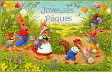 Tbhss Joyeuses Paques Lapins GIF - Tbhss Joyeuses Paques Lapins GIFs