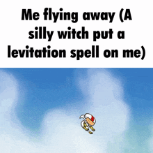 Kick Buttowski Flying Away GIF - Kick Buttowski Flying Away Levitation GIFs