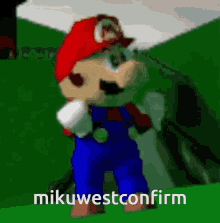 Miku Mikuwestconfirm GIF - Miku Mikuwestconfirm Mario GIFs