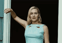 A Modest Hello GIF - Kate Winslet Hello Hi GIFs