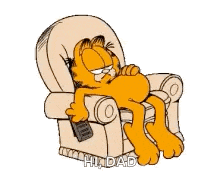 Stuffed Garfield GIF