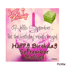 September Babies Happy Birthday September GIF - September Babies Happy Birthday September GIFs