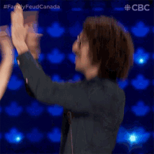 Excited Family Feud Canada GIF - Excited Family Feud Canada Jump GIFs