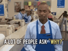 Dave Chappelle Customer GIF - Dave Chappelle Customer A Lot Of People Ask Why GIFs