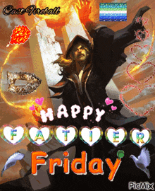 a picture of a man with a mask and the words happy mother friday