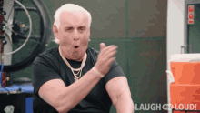 Showing Off Ric Flair GIF