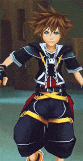 Kingdom Hearts Video Game GIF - Kingdom Hearts Video Game Sora GIFs