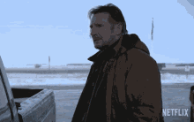 Oh No Liam Neeson GIF - Oh No Liam Neeson The Ice Road GIFs