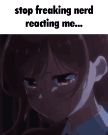nerd nerd emoji sad anime sad reaction