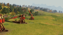 Trebuchet Age Of Empires4 GIF - Trebuchet Age Of Empires4 Attack The Castle GIFs