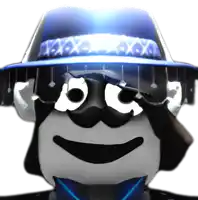 a cartoon character with a hat that says xoxox