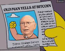 Old Man Yells At Cloud Old Man Yells At Bitcoin GIF