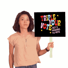 triple your vote vote protest election2020 triple