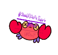 Crab Sticker - Crab Stickers