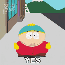 yes yes its coming to me now eric cartman south park s6e2 jared has aides