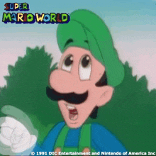 a cartoon of luigi from the super mario world