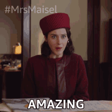 Amazing Miriam Maisel GIF - Amazing Miriam Maisel Rachel Brosnahan GIFs