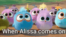 alissa when alissa comes on