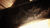 a close up of a piece of metal with a drawing on it that says ' ncr ' on it
