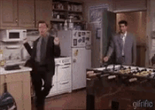 New trending GIF tagged friends happy dance chandler…