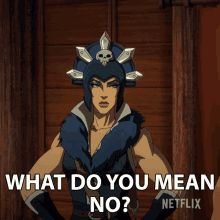 What Do You Mean No Evil Lyn GIF - What Do You Mean No Evil Lyn Masters Of The Universe Revelation GIFs