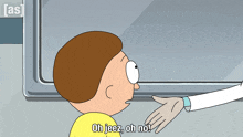 Oh Jeez Oh No Morty GIF - Oh Jeez Oh No Morty Rick And Morty GIFs