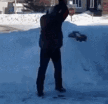 Shoveling Snow Fail GIF - Shoveling Snow Fail GIFs