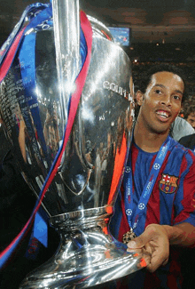Ronaldinho Champions League GIF - Ronaldinho Champions League Title GIFs