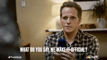 What Do You Say We Make It Official Philip GIF - What Do You Say We Make It Official Philip Chris Geere GIFs