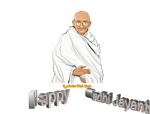 Happy Gandhi Jayanti Sticker - Happy Gandhi Jayanti Stickers