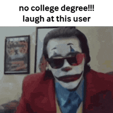 Laughing Joker Laugh GIF - Laughing Joker Laugh College Degree GIFs