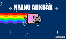 Nyan Cat Nyanu Akbar GIF - Nyan Cat Nyanu Akbar Nyanu Ahkbar GIFs