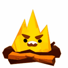 angry fire stickers campfire mad fire
