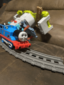a toy train with the number 1 on the front of it