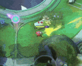 a video game is being played with the number 17 in the lower right corner