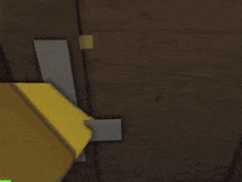 a video game character is standing in a room with a dresser and a cross on the door
