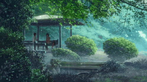 Garden Of Words Anime GIF  Garden Of Words Anime Tranquil  Discover   Share GIFs