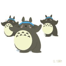Studio Ghibli Totoro GIF - Studio Ghibli Totoro Cutie GIFs