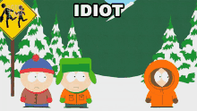 Idiot Kyle Broflovski GIF - Idiot Kyle Broflovski Stan Marsh GIFs
