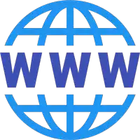 a blue globe with the word www in the middle