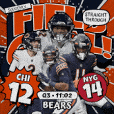 New York Giants (14) Vs. Chicago Bears (12) Third Quarter GIF - Nfl National Football League Football League GIFs