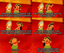 If I Have Pudge Tuna I'D Be An Abomination GIF - Lilo And Stitch Complain Fish GIFs