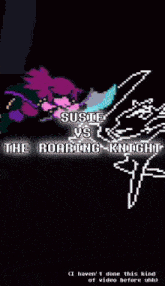 a screenshot of a video game showing susie 's hp and hp levels