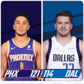 Phoenix Suns (121) Vs. Dallas Mavericks (114) Post Game GIF