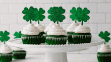Green Velvet Cupcakes Dessert GIF - Green Velvet Cupcakes Dessert Cupcake GIFs