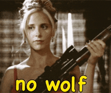Wolf Buffy GIF - Wolf Buffy Gun GIFs