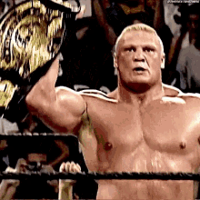 Brock Lesnar Wwe Champion GIF - Brock Lesnar Wwe Champion Summer Slam GIFs