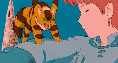 噛む　風の谷のナウシカ ジブリ Nausicaä GIF - Nausica Ghibli Bite - Discover & Share GIFs