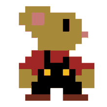 pele mouse cute pixel art